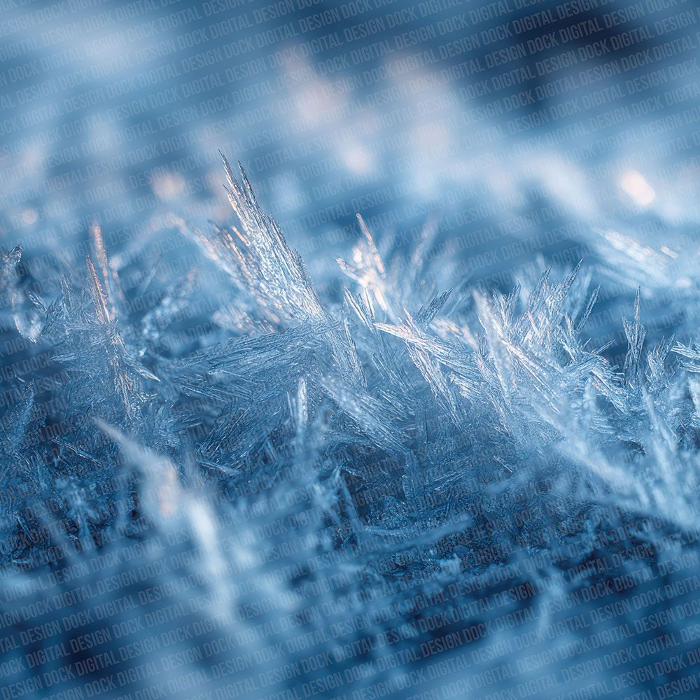 Ice Crystals Light Blue Texture Digital Paper Pack (DDD002050)