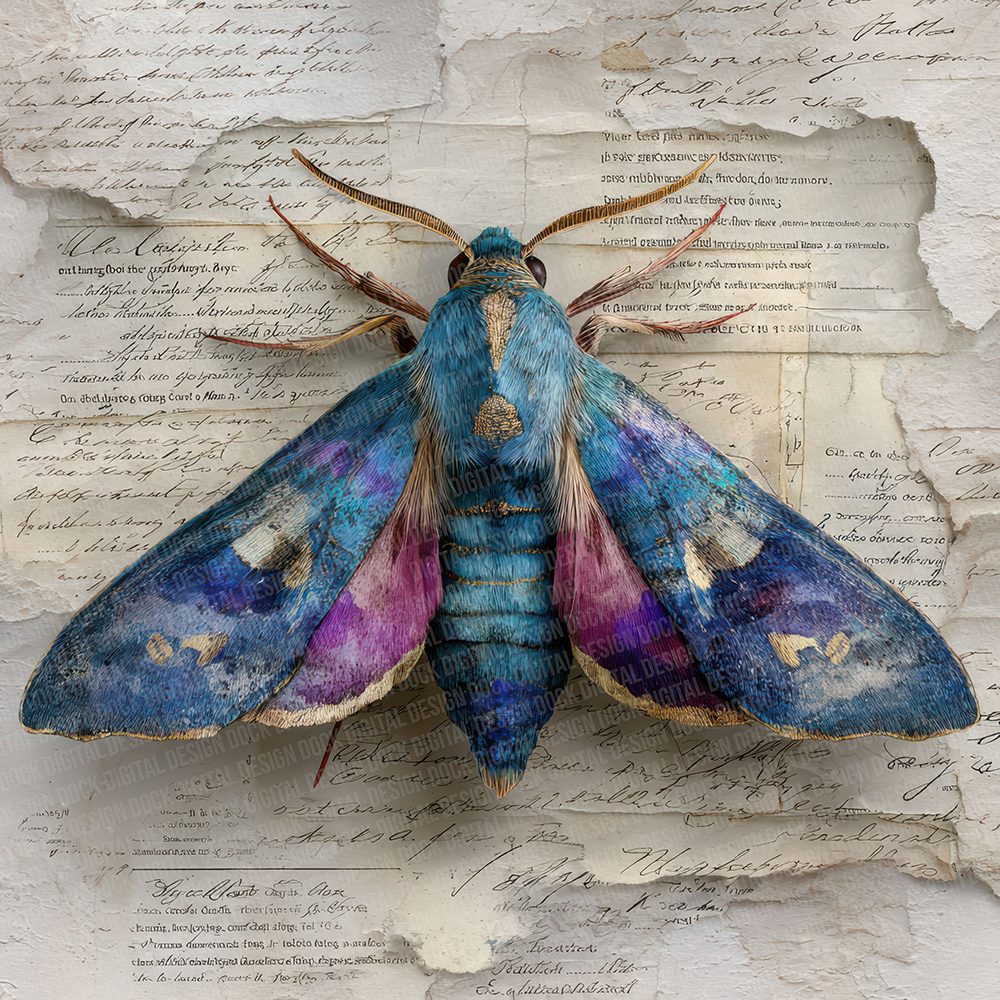 Indigo Moth Alchemy Digital Paper Pack (DDD007660)