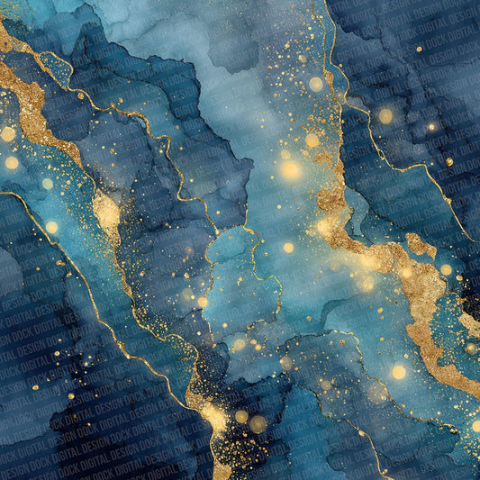 Ink Flow Shimmer Digital Paper Pack (DDD002104)