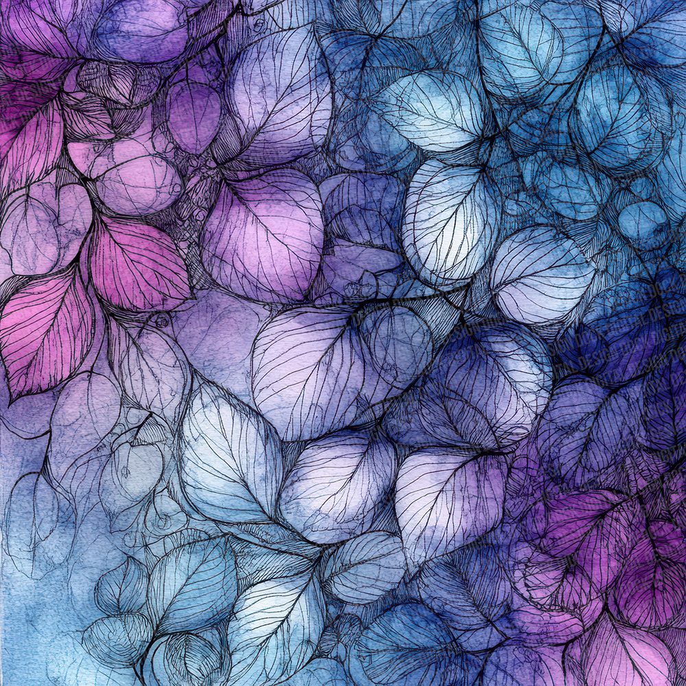 Inky Bloom Fade Digital Paper Pack (DDD002141)