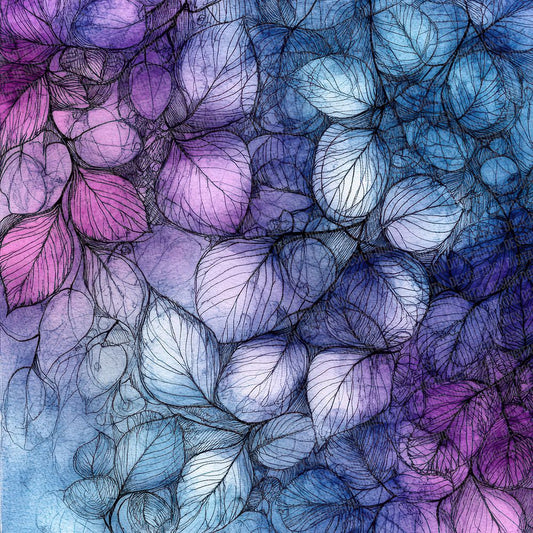 Inky Bloom Fade Digital Paper Pack (DDD002141)