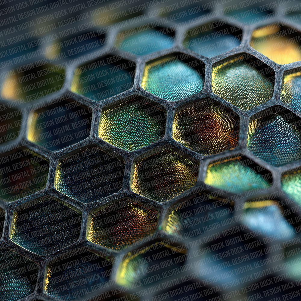 Insect Eye Grid Digital Paper Pack (DDD002143)