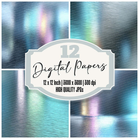 Ionised Metal Glow Digital Paper Pack (DDD002148)