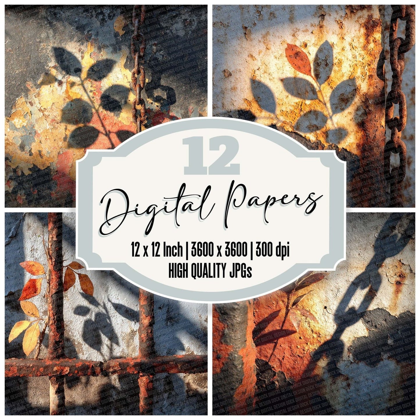 Iron Gate Gothic Digital Paper Pack (DDD002156)