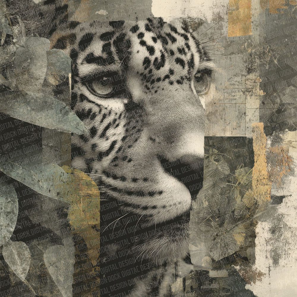 Jaguar Jungle Moodboard Digital Paper Pack (DDD002192)