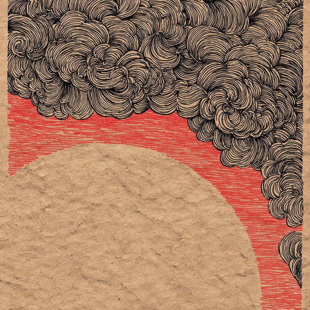 Japanese Red Sun Swirls Digital Paper Pack (DDD002206)