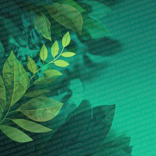 Jungle Leaf Fade Digital Paper Pack (DDD002220)