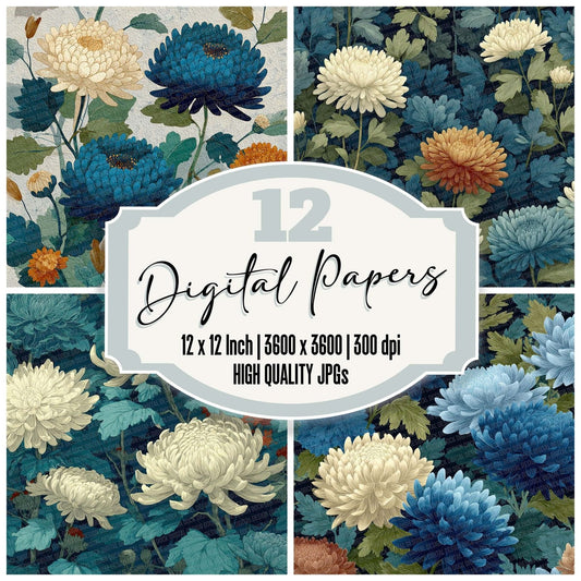 Katazome Botanicals Digital Paper Pack (DDD002232)