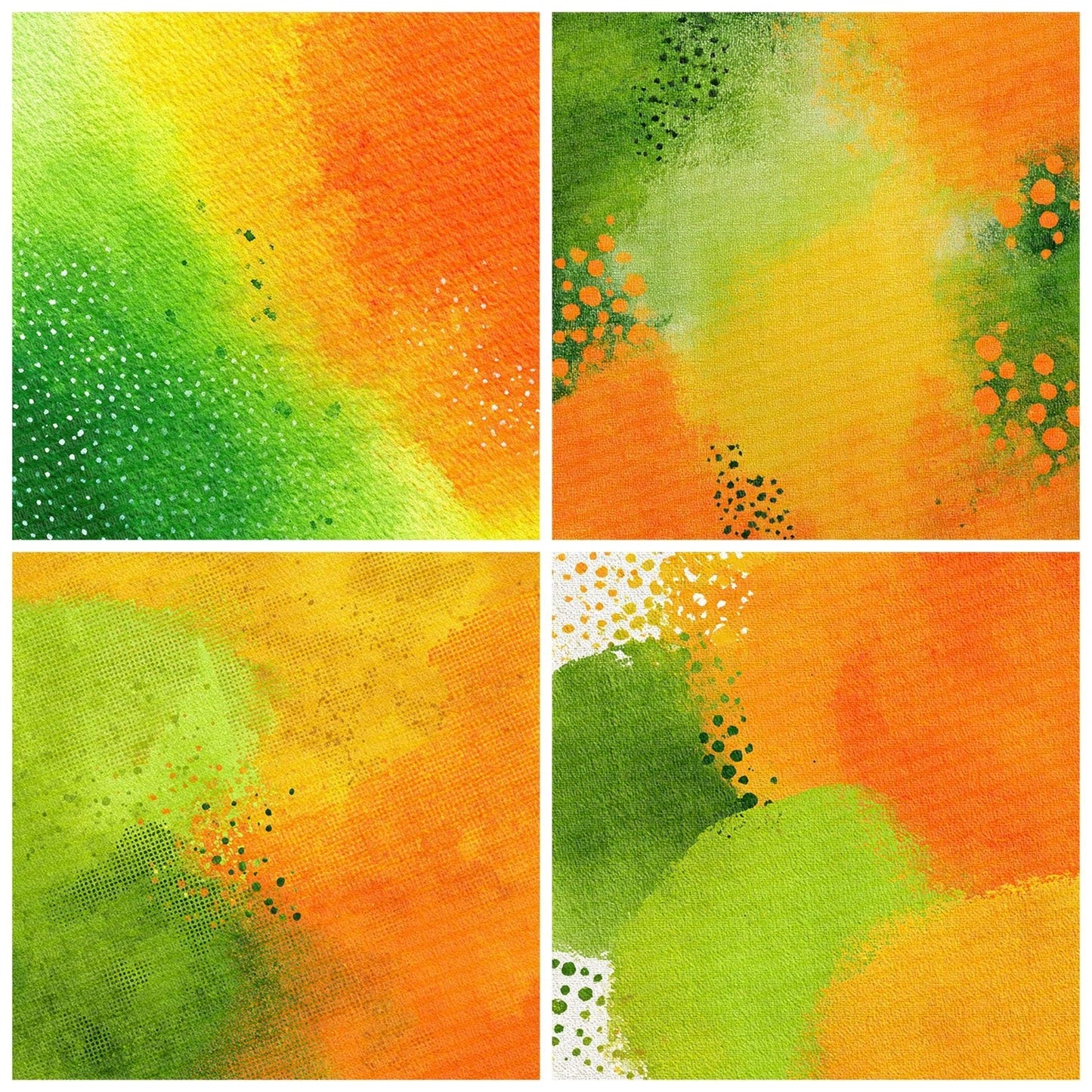 Kiwi Mandarin Pop Digital Paper Pack (DDD002243)
