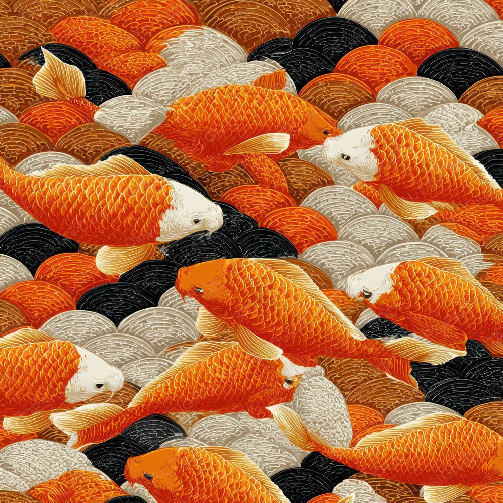 Koi Scale Texture Digital Paper Pack (DDD008401)