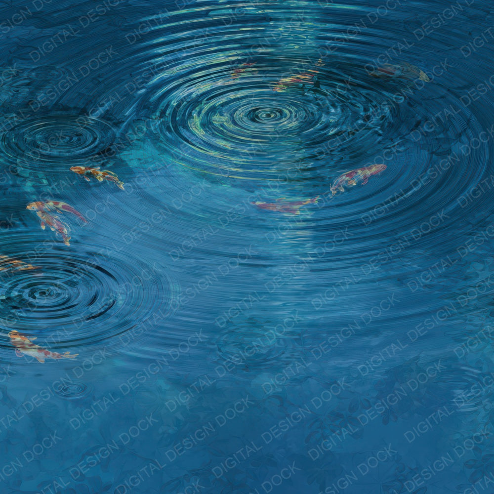 Koi Water Ripples Digital Paper Pack (DDD008403)