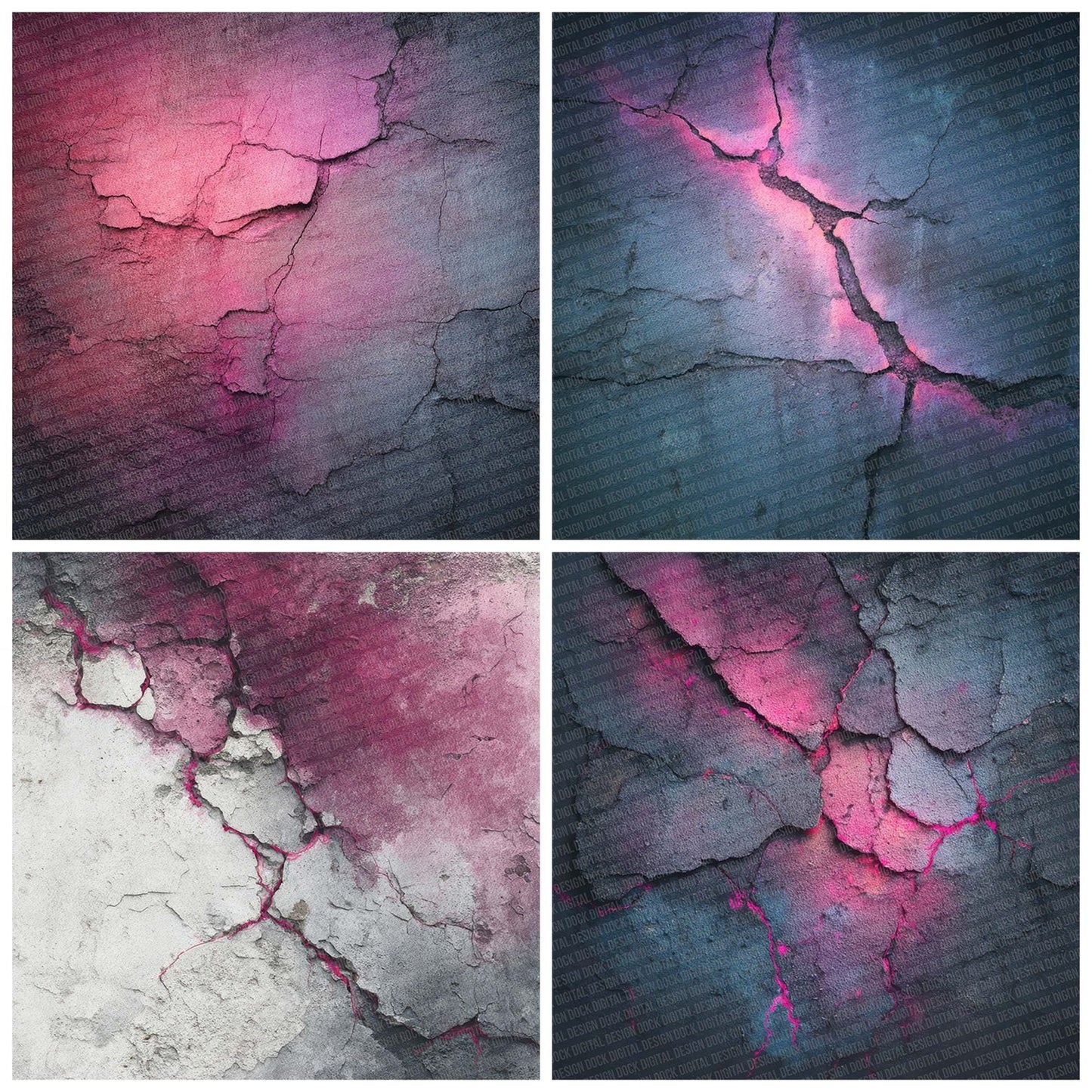 Laser Spill Concrete Digital Paper Pack (DDD002276)