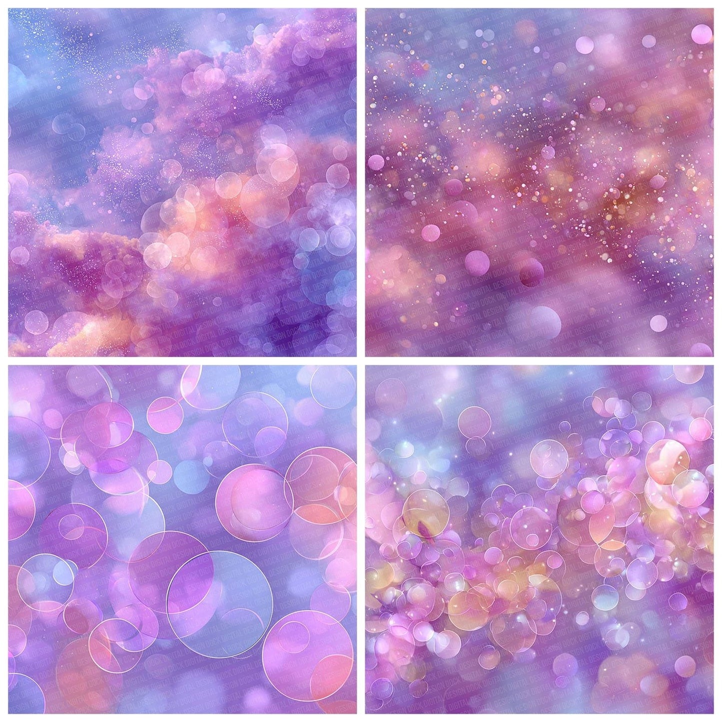 Lavender Dream Abstract Digital Paper Pack (DDD002287)