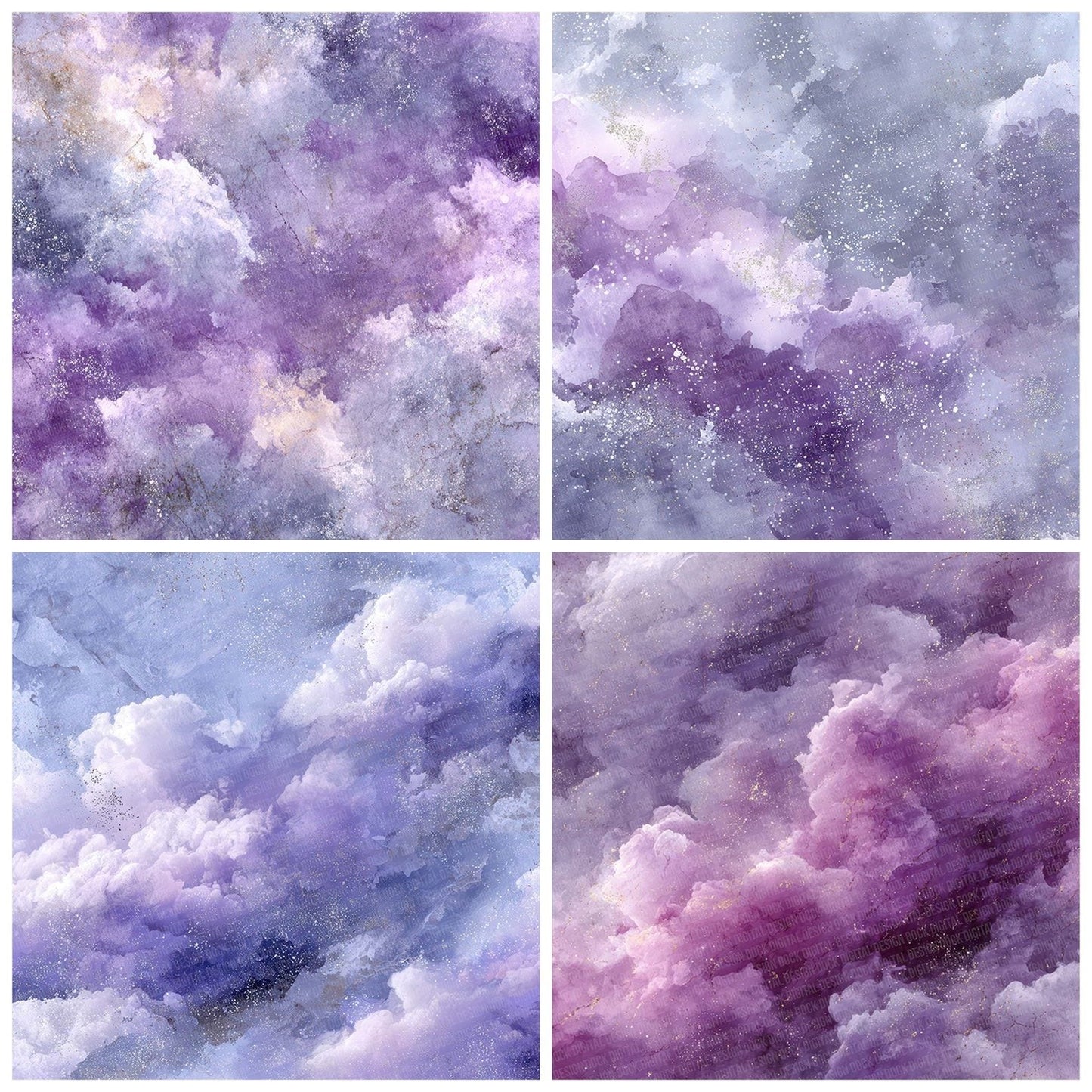 Lavender Smoke Stone Digital Paper Pack (DDD007671)