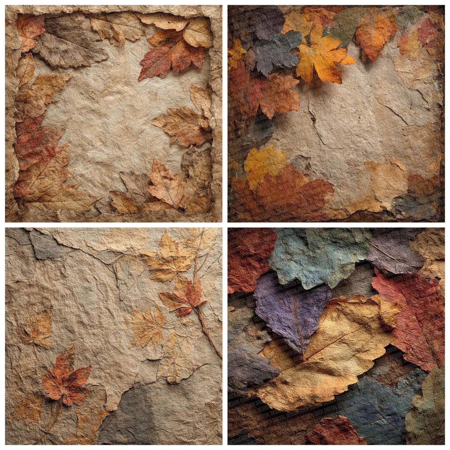 Leaf Litter Surface Digital Paper Pack (DDD002309)