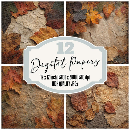 Leaf Litter Surface Digital Paper Pack (DDD002309)