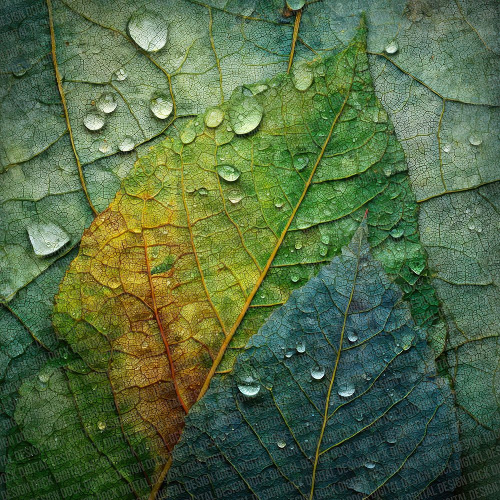 Leaf Vein Texture Digital Paper Pack (DDD002311)