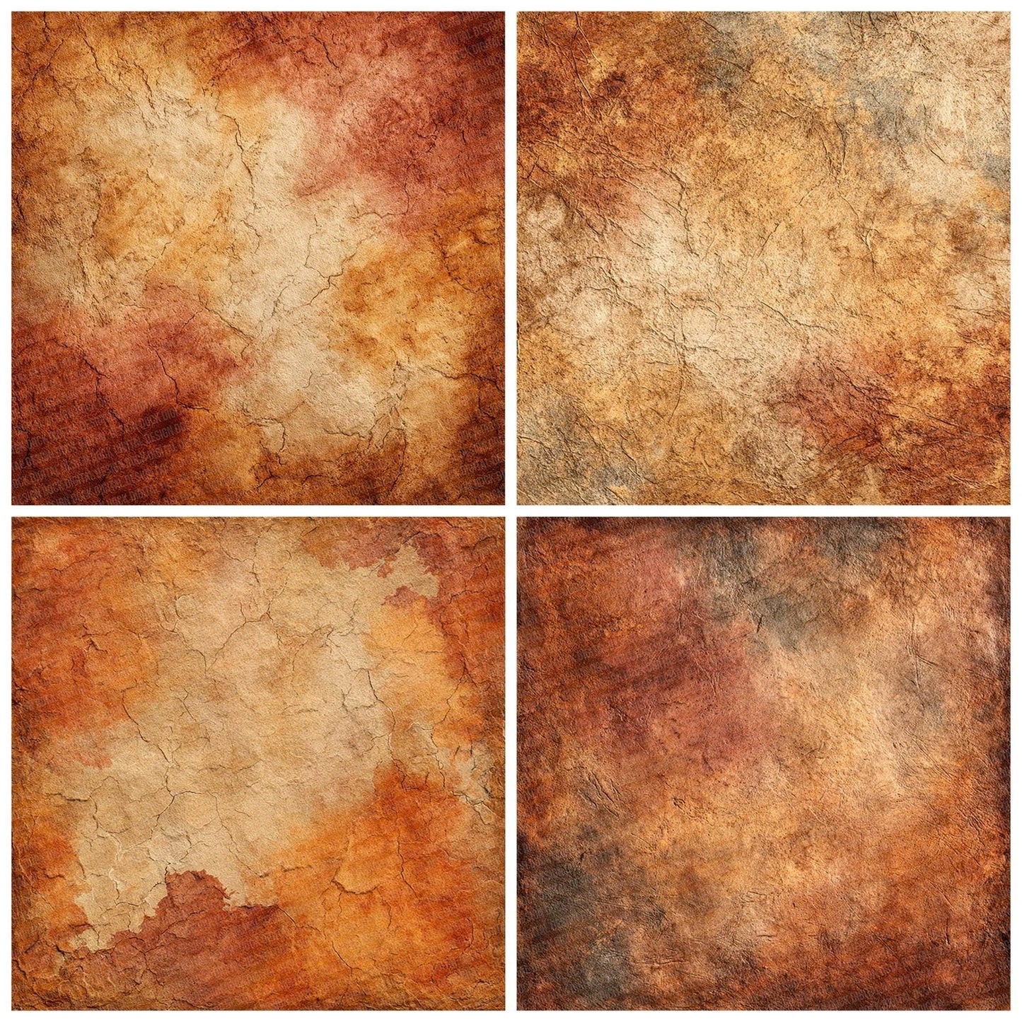 Leather Parchment Sienna Digital Paper Pack (DDD002315)