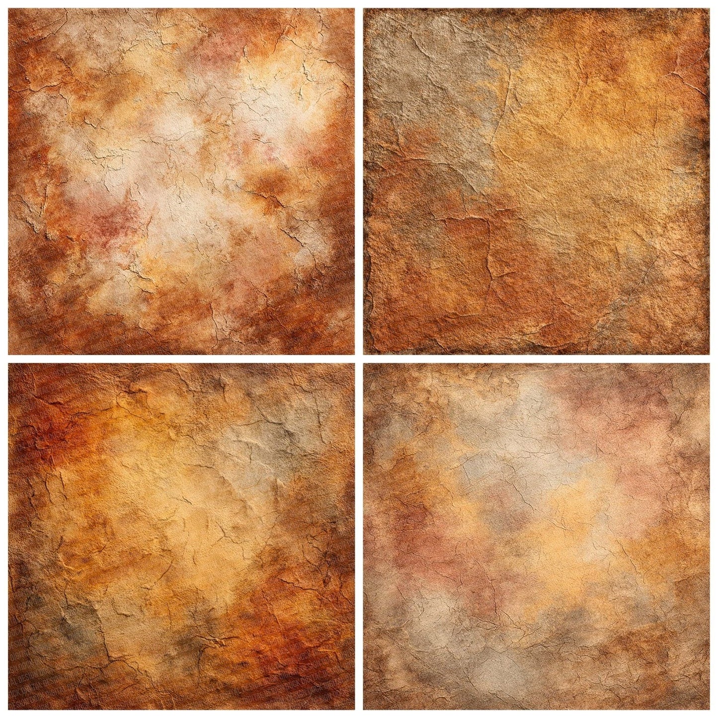 Leather Parchment Sienna Digital Paper Pack (DDD002315)