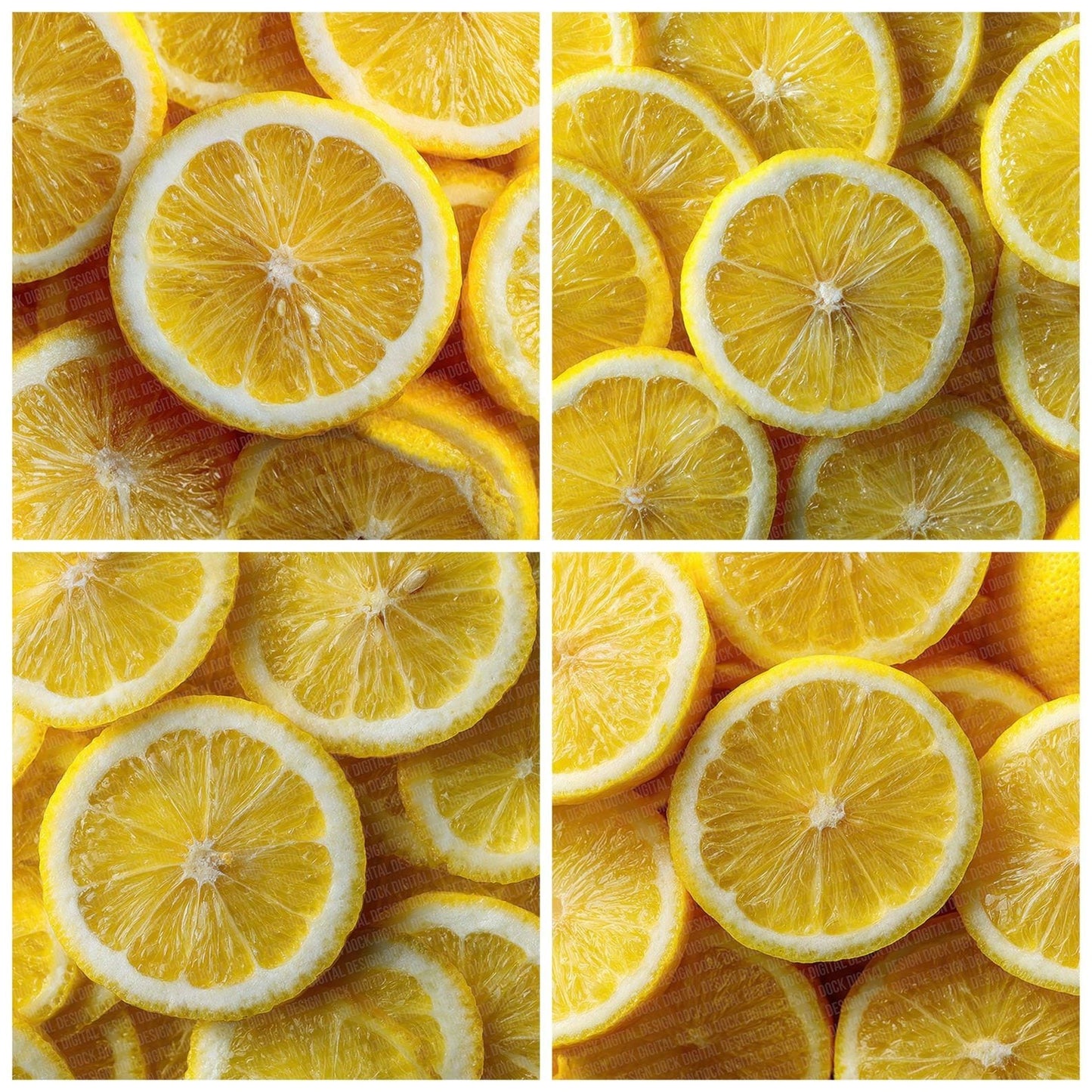 Lemon Slice Overhead Fill Digital Paper Pack (DDD002323)