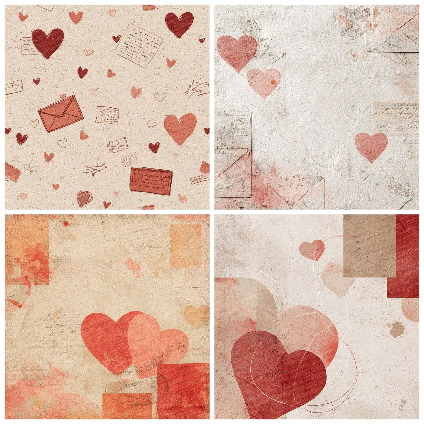 Letterform Romance Digital Paper Pack (DDD002327)