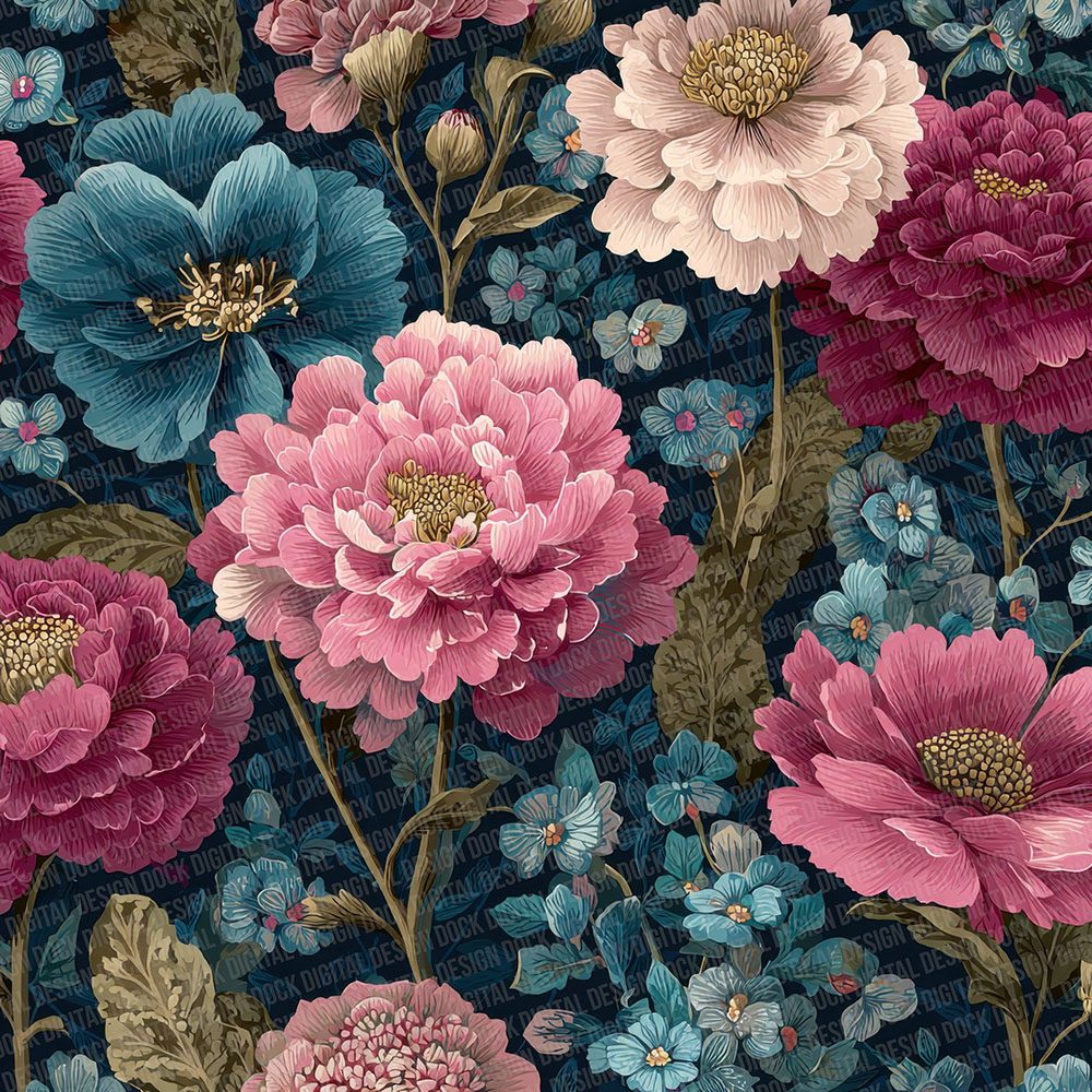 Liberty Floral Dense Digital Paper Pack (DDD002330)