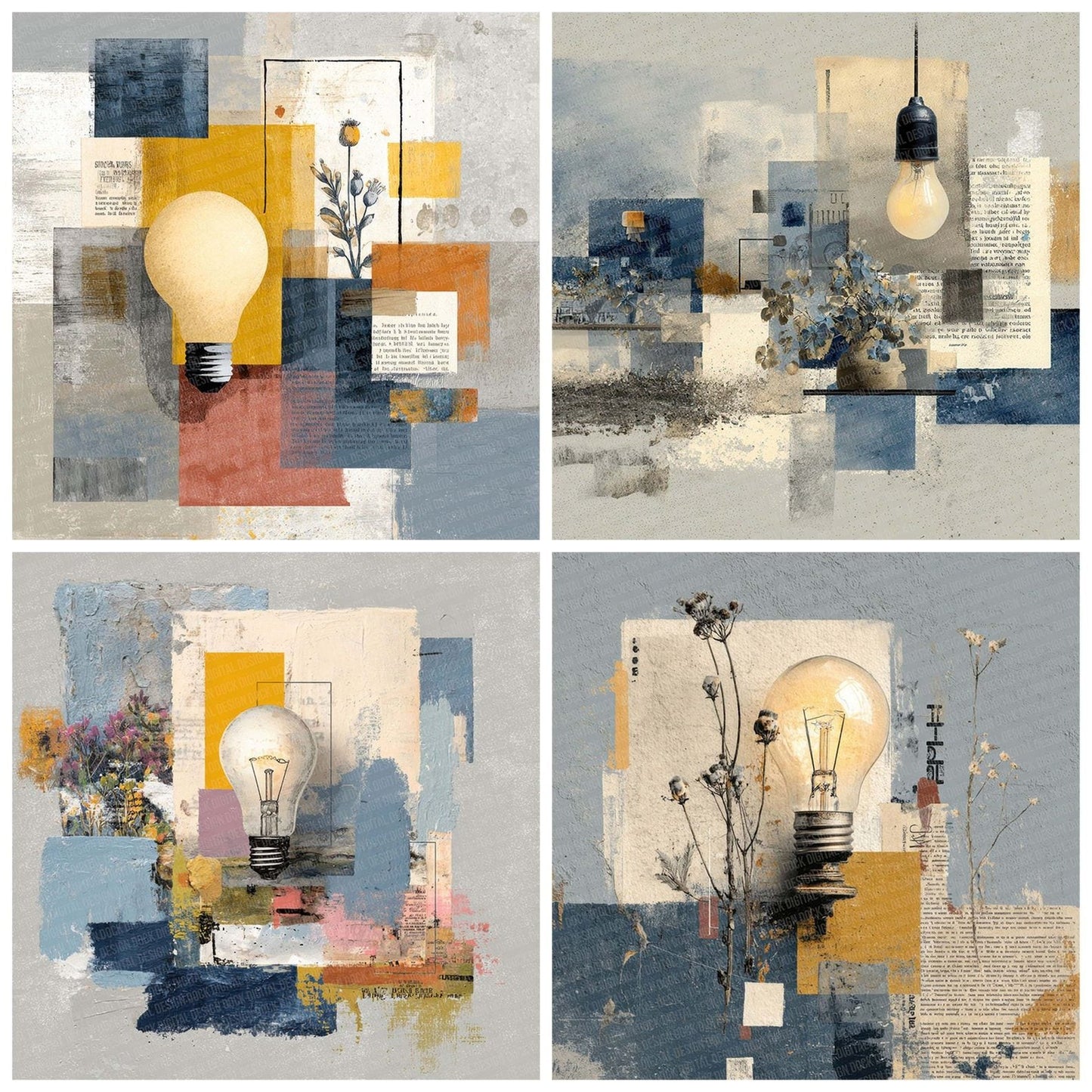 Lightbulb Seed Manual Digital Paper Pack (DDD002343)