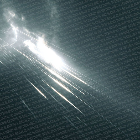 Lightning Rain Flash Digital Paper Pack (DDD002346)