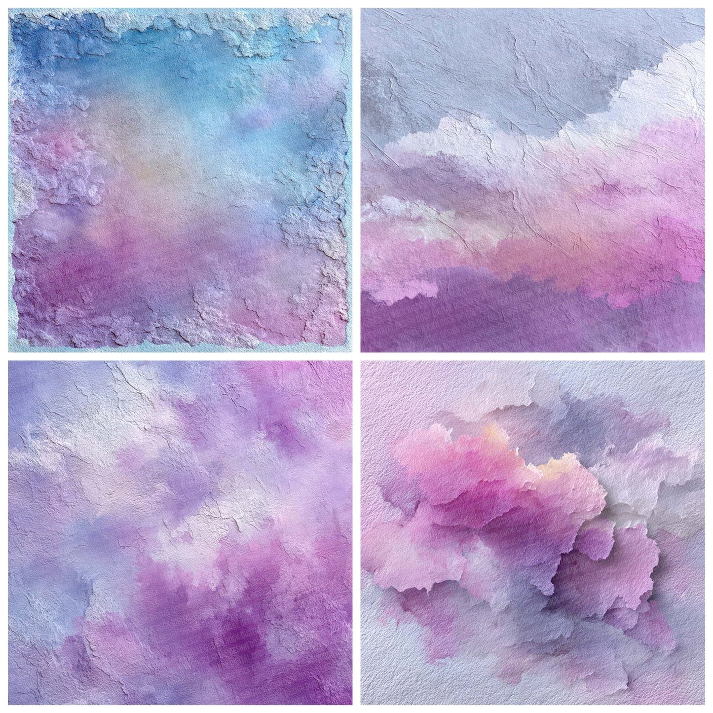Lilac Snow Wash Digital Paper Pack (DDD002355)