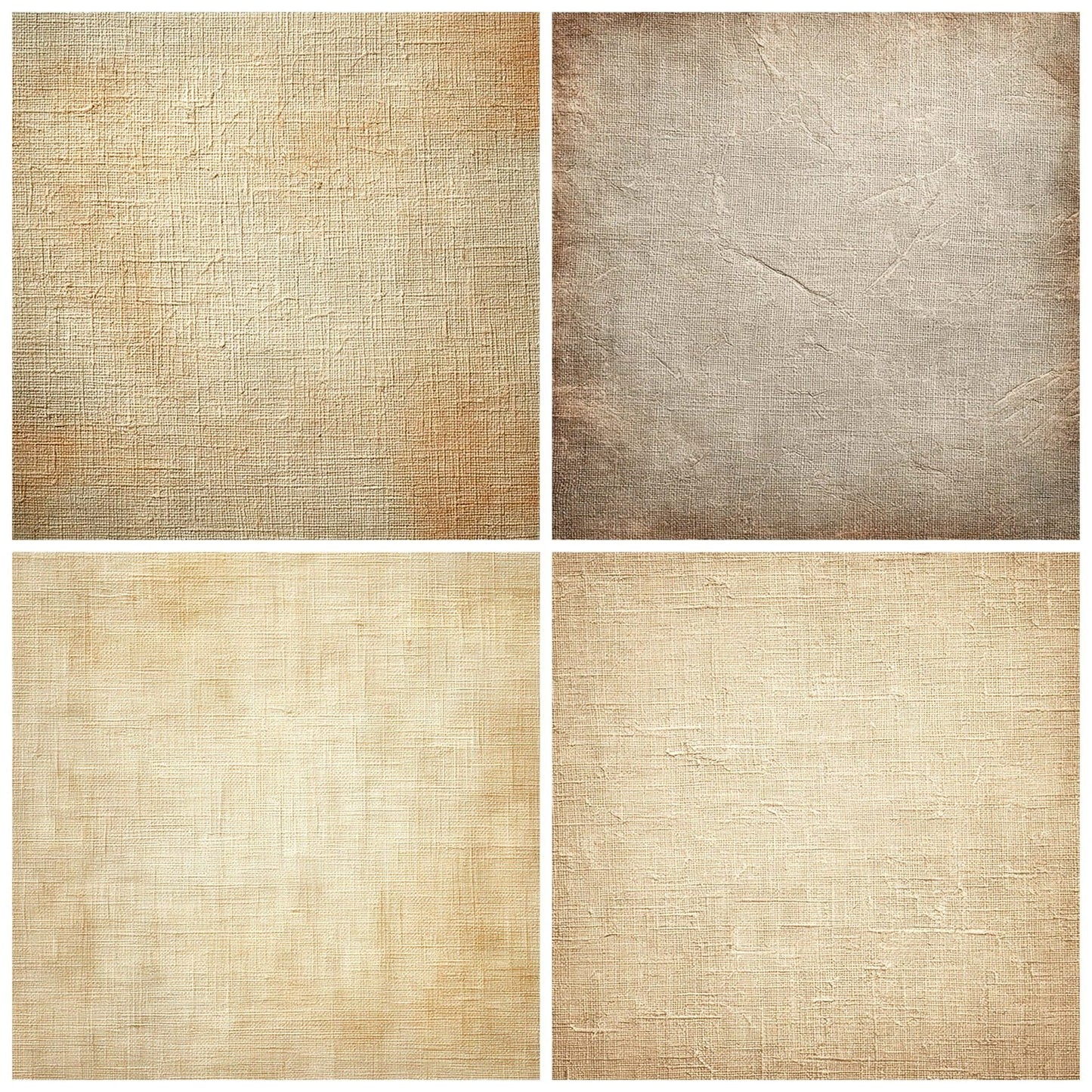Linen Cream Grain Digital Paper Pack (DDD002368)