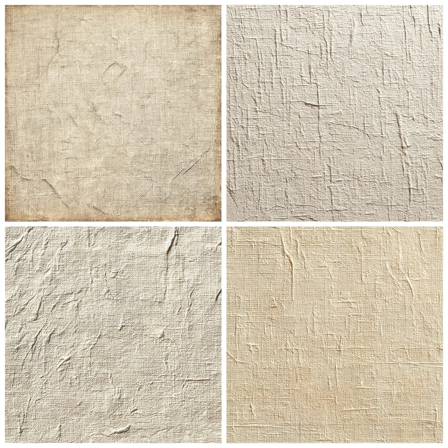 Linen Cream Grain Digital Paper Pack (DDD002368)