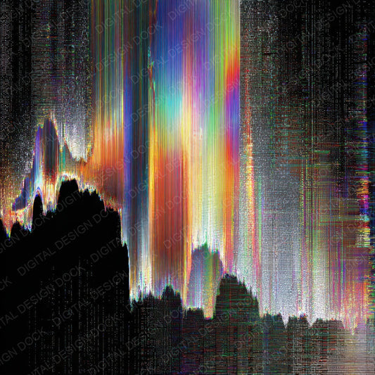 Liquid Chrome Cyberpunk Future Digital Paper Pack (DDD007673)
