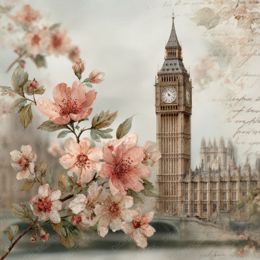 London Heritage Big Ben Digital Paper Pack (DDD007780)