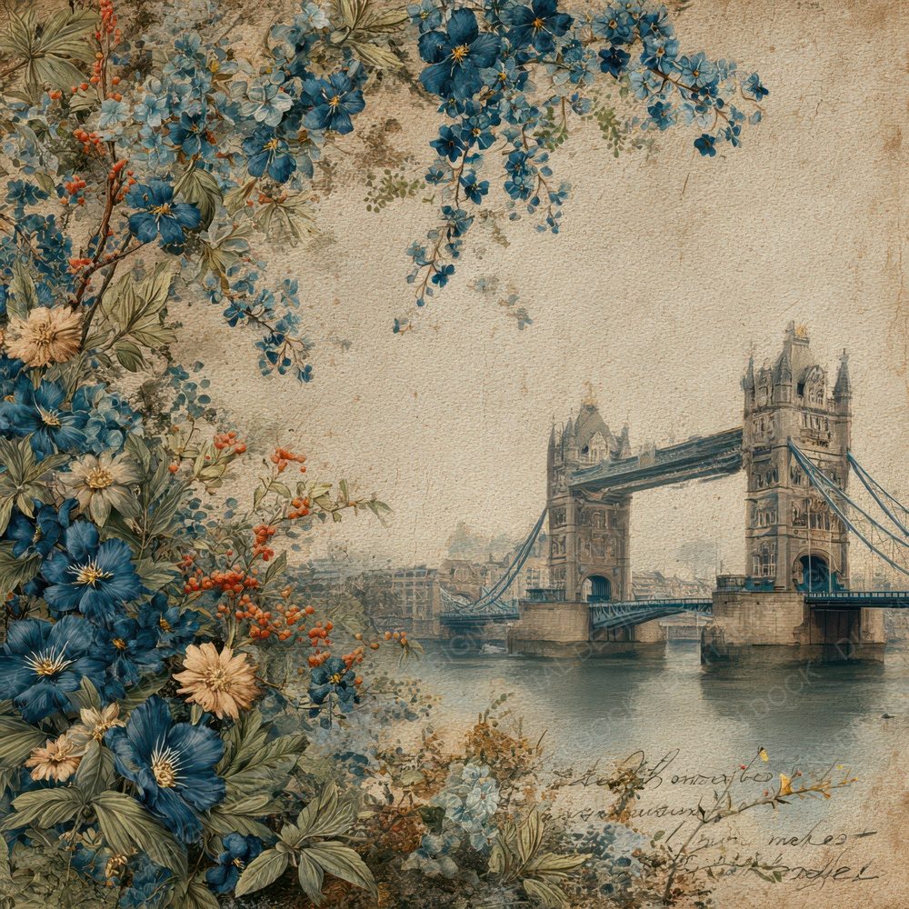 London Heritage Tower Bridge Digital Paper Pack (DDD007781)