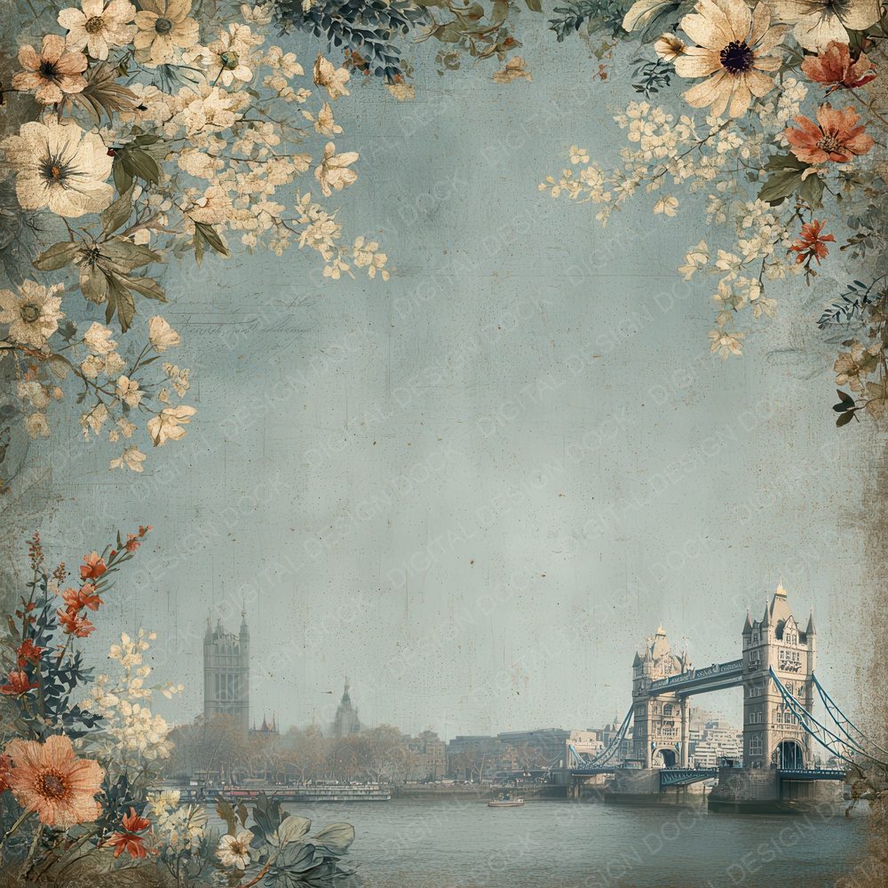 London Heritage Tower Bridge Digital Paper Pack (DDD007781)