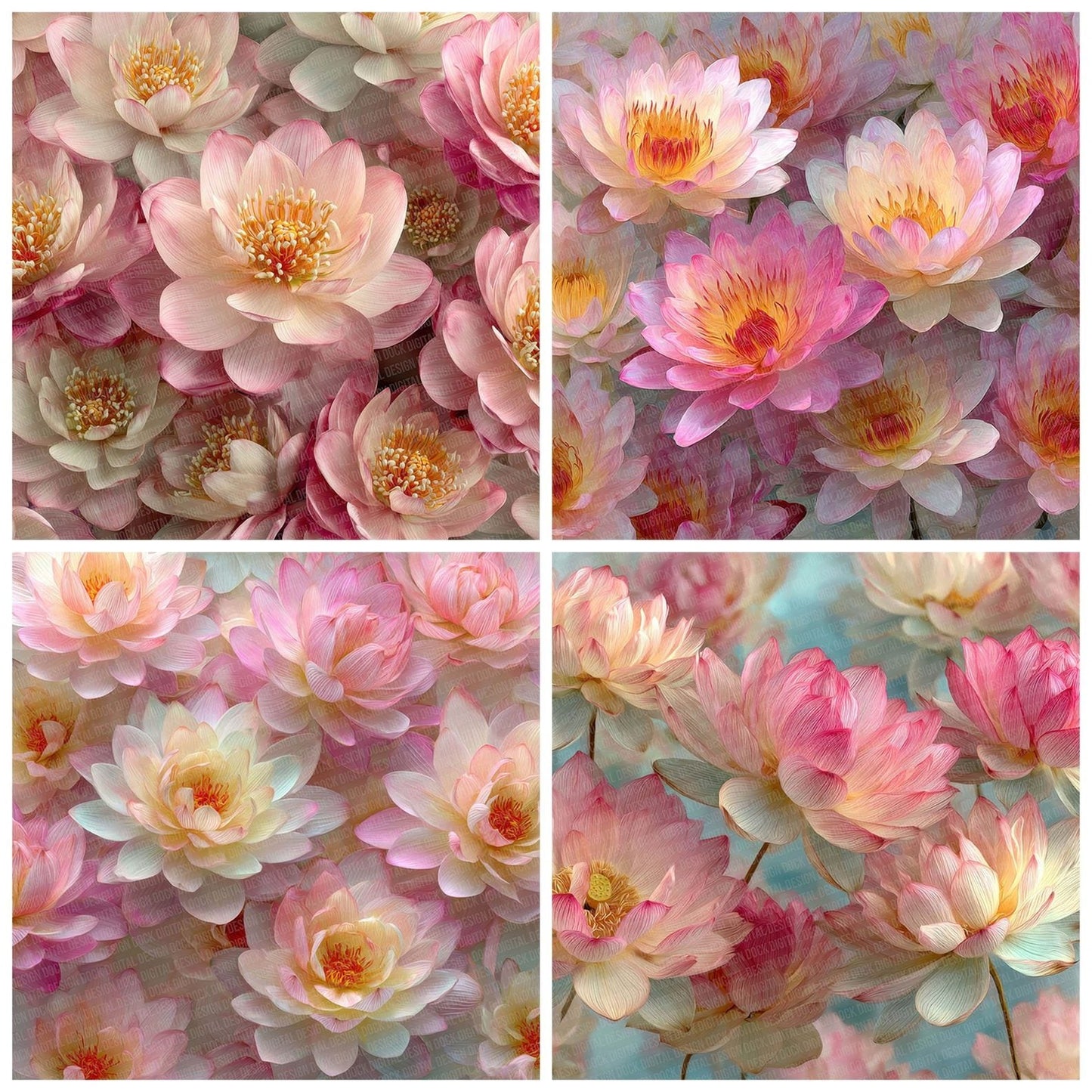 Lotus Overhead Fill Digital Paper Pack (DDD002391)