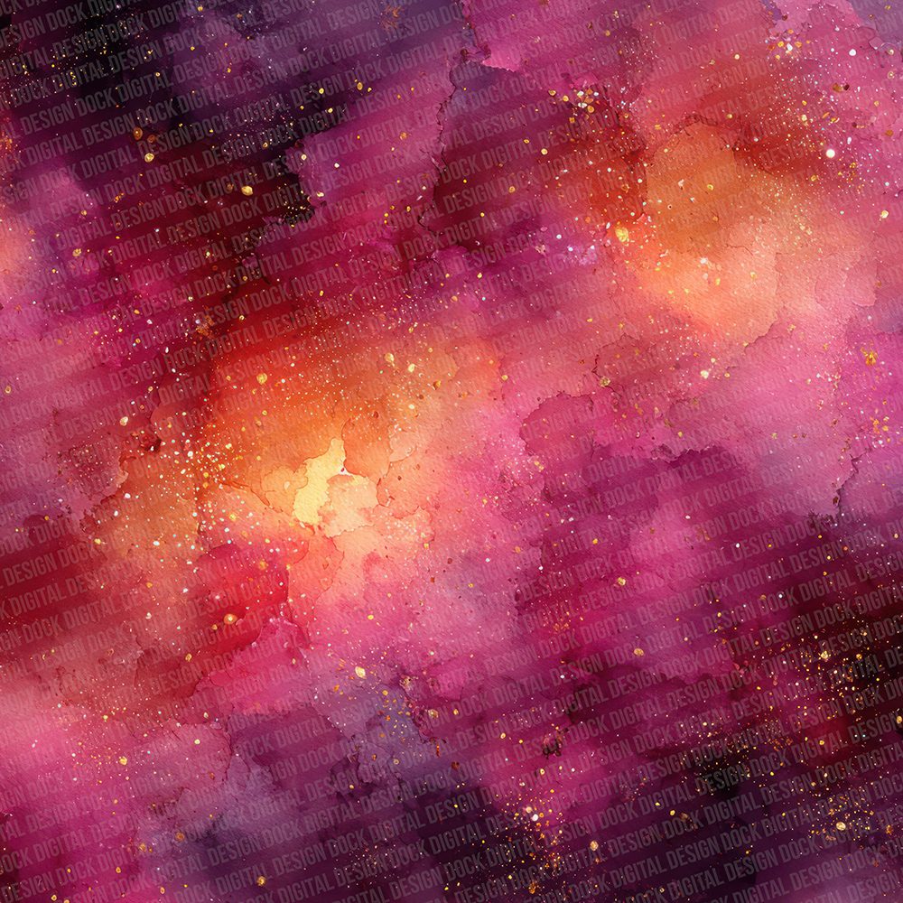 Magenta Orange Burst Digital Paper Pack (DDD002410)
