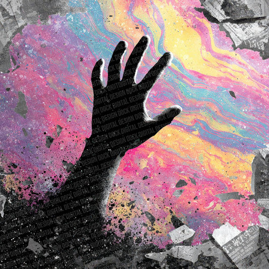 Marble Comic Hand Digital Paper Pack (DDD002423)