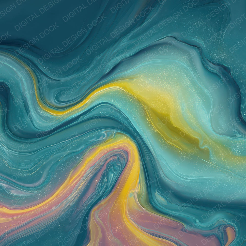 Marble Rainbow Current Digital Paper Pack (DDD008074)