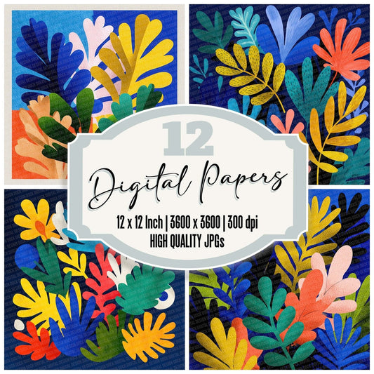 Matisse Botanical Cutouts Digital Paper Pack (DDD002440)