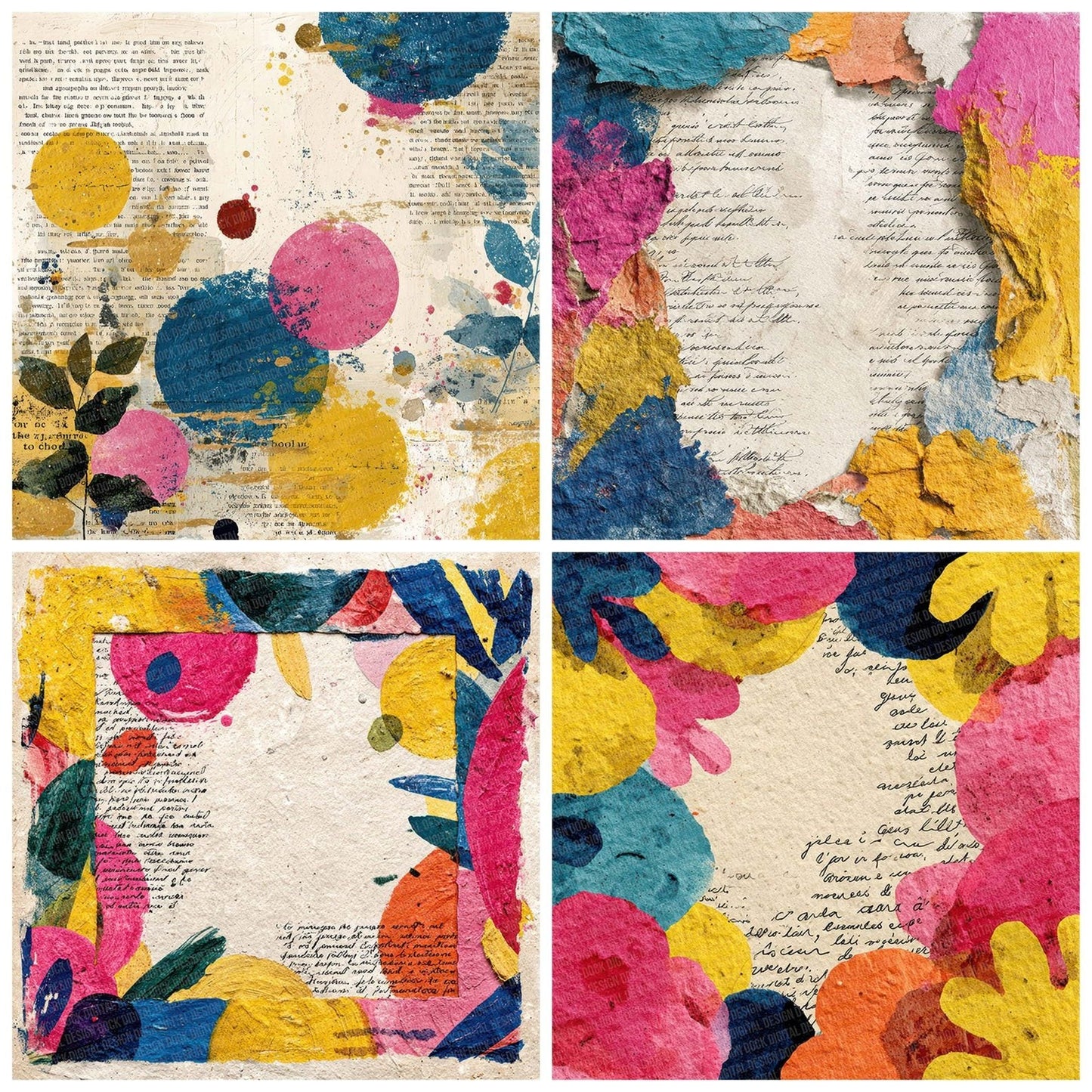 Matisse Script Joy Digital Paper Pack (DDD002447)