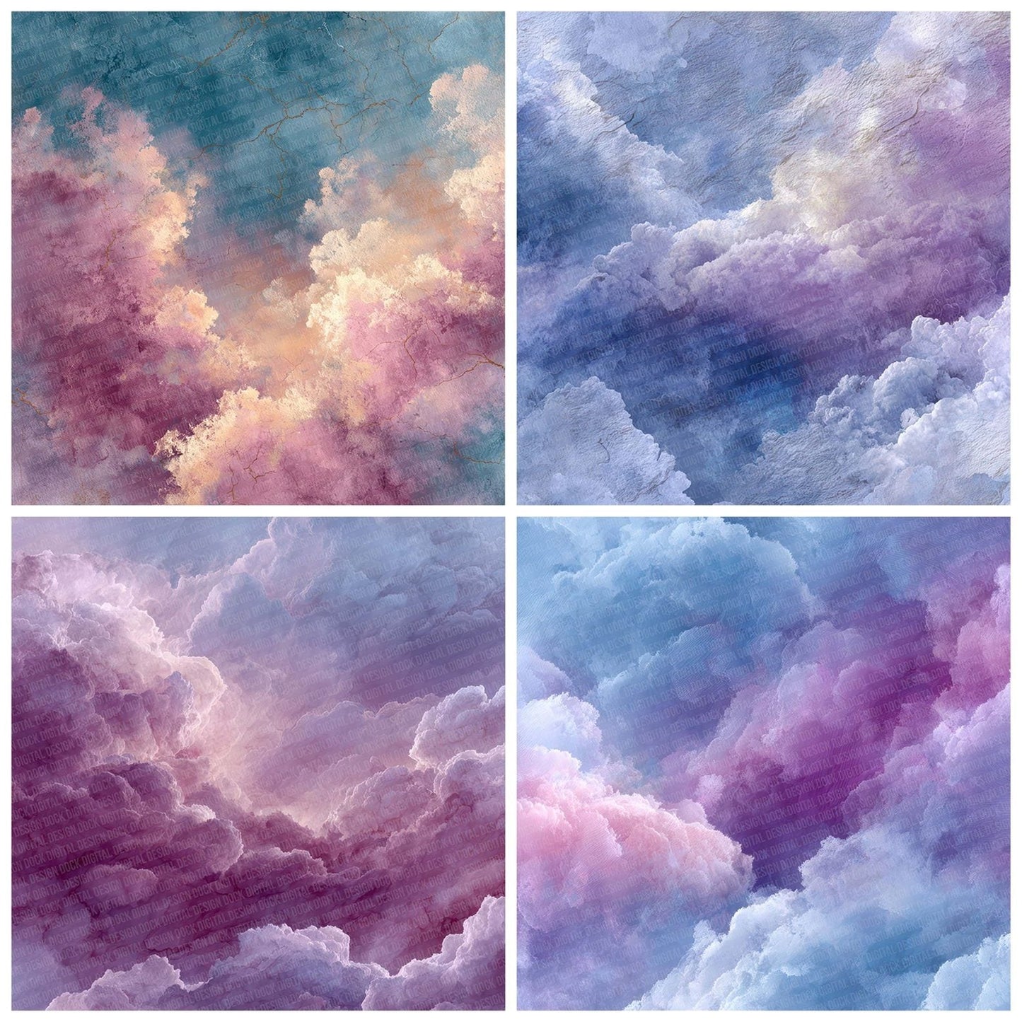 Mauve Mist Swirl Digital Paper Pack (DDD002453)