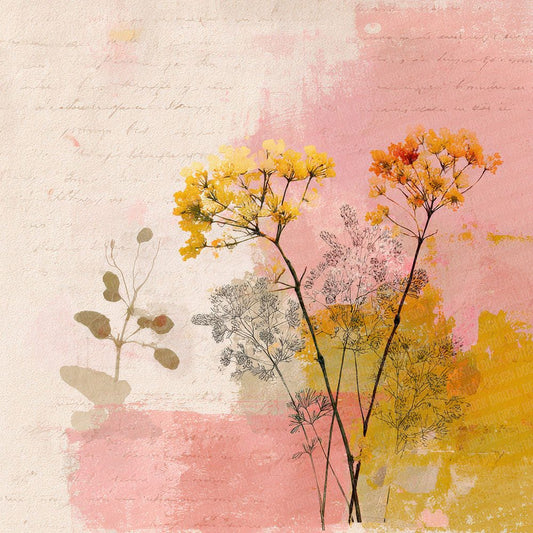 Meadow Wildflower Notes Digital Paper Pack (DDD002464)