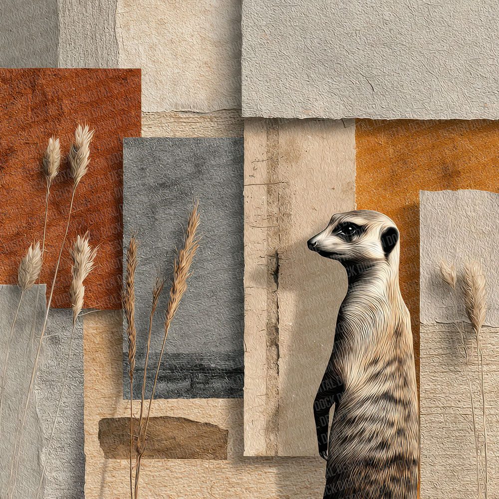 Meerkat Desert Moodboard Digital Paper Pack (DDD002469)