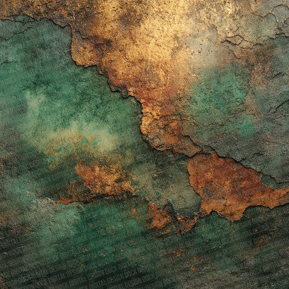 Metal Bronze Patina Digital Paper Pack (DDD002483)