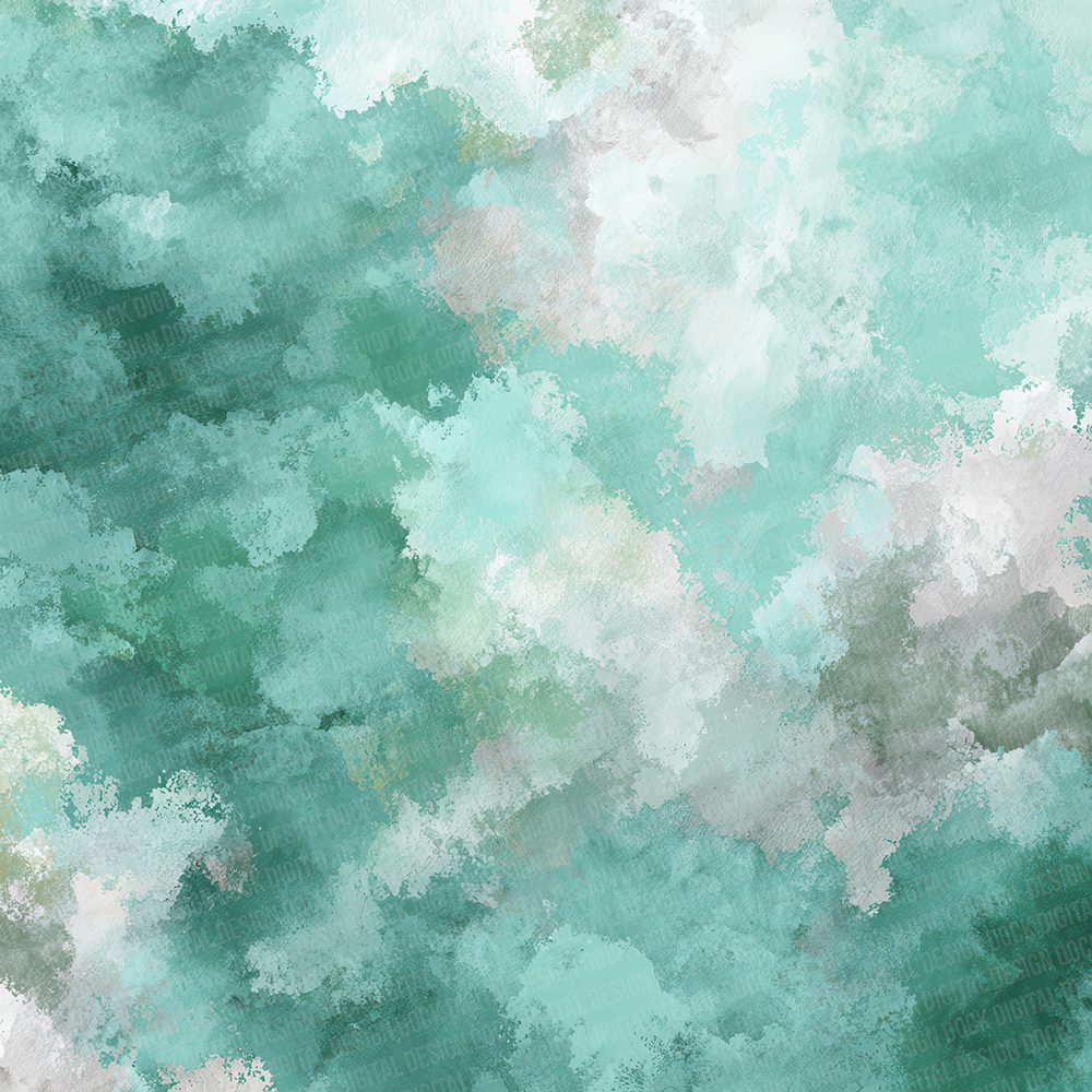 Mint Seafoam Wash Digital Paper Pack (DDD002541)