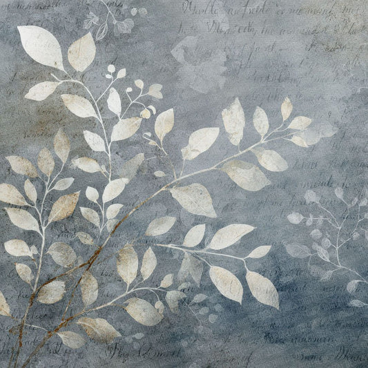 Mist Grey Watercolour Wash Floral Digital Paper Pack (DDD002552)