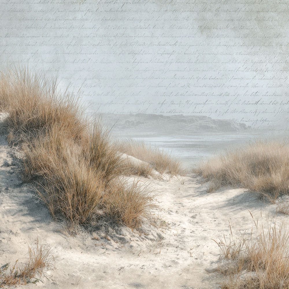 Misty Dune Script Grass Digital Paper Pack (DDD002554)