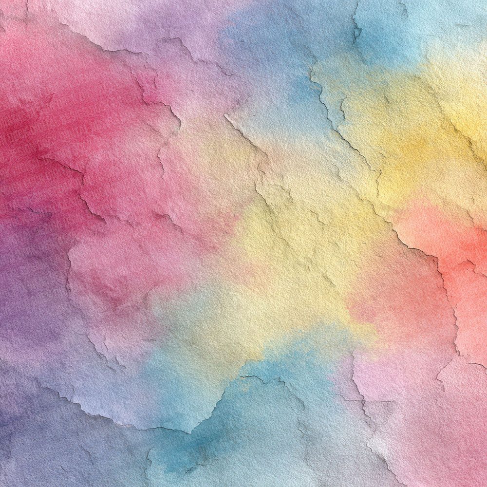 Misty Watercolour Wash Rainbow Digital Paper Pack (DDD002555)