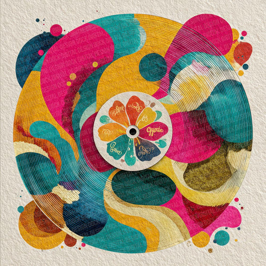 Mod Psychedelic Lyric Digital Paper Pack (DDD002558)